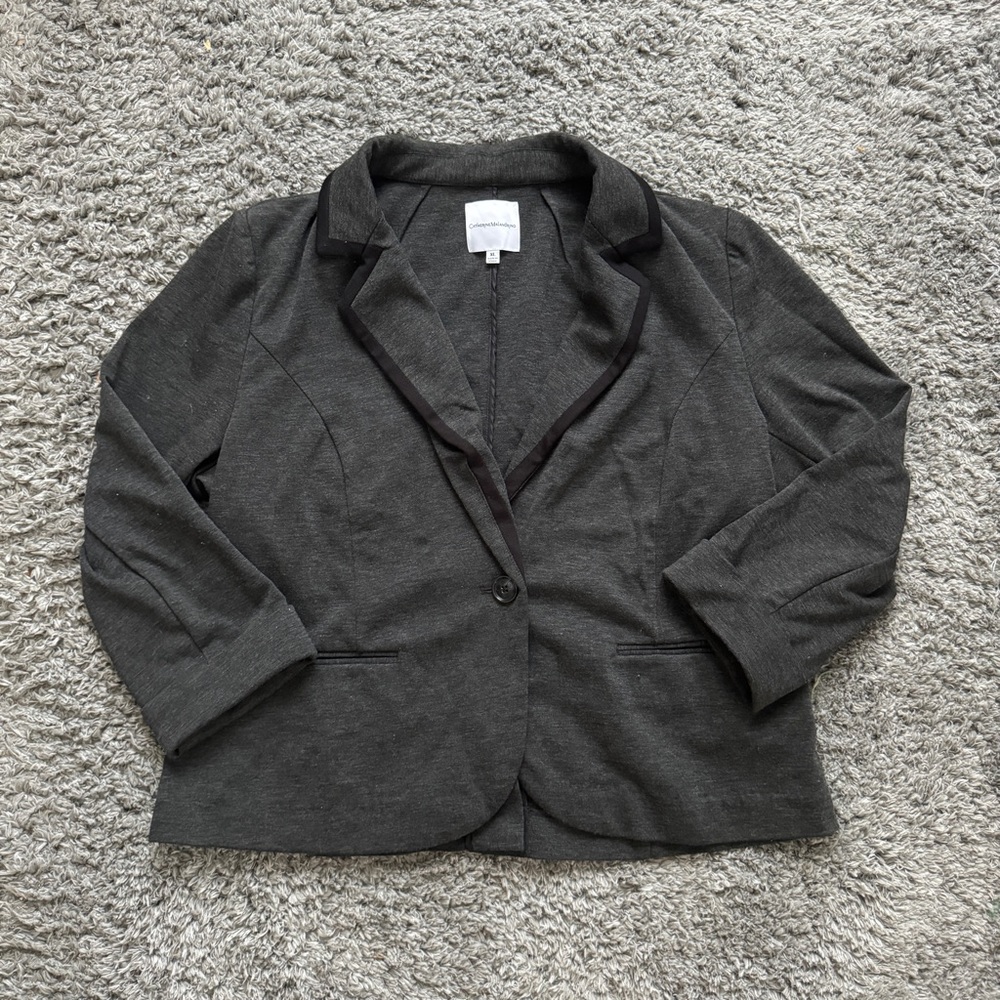 catherine malandrino grey blazer